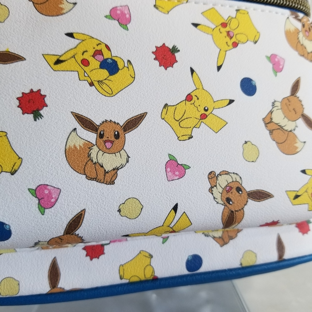 Loungefly Pokemon Eevee Pikachu Berries Mini Backpack Bag New - Picture 10 of 15